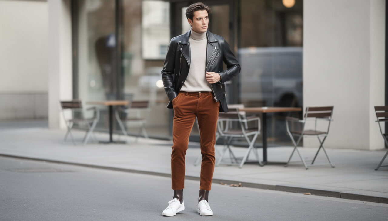 Comment porter le pantalon velours côtelé : idées de tenues pour éviter l’effet « vieux prof »