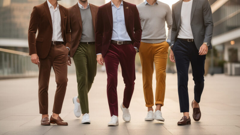 Pantalon homme en velours côtelé : les coupes et couleurs à adopter pour un style moderne