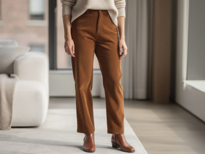 Pantalon velours côtelé femme : comment le choisir et l’assortir pour un look chic et confort