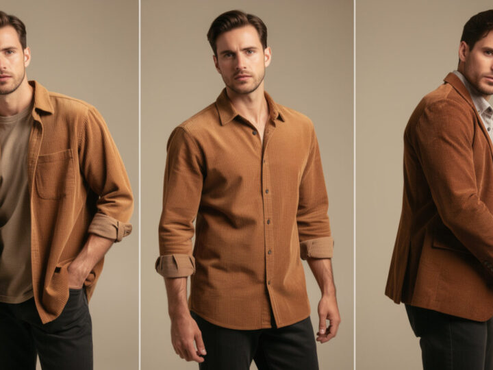 Chemise homme en velours côtelé : comment la porter ouverte, fermée ou superposée ?