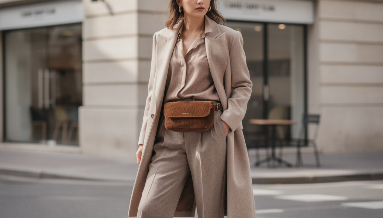 Sac banane femme velours côtelé : la rendre élégante et tendance sans faire « touriste »