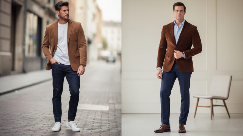 Veste en velours côtelé pour homme : du casual au smart, avec quoi la porter ?