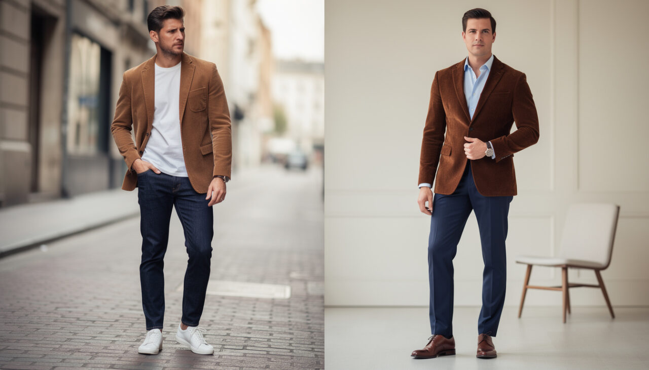 Veste en velours côtelé pour homme : du casual au smart, avec quoi la porter ?