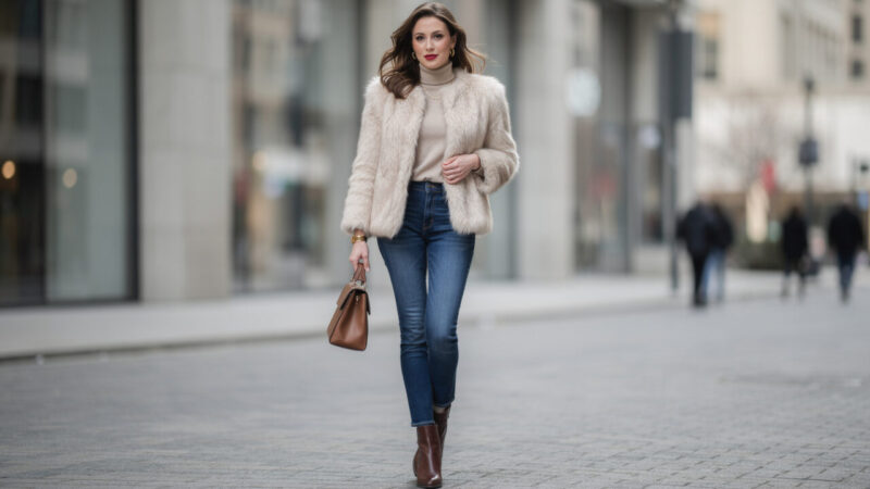 Blouson en fourrure femme : le porter avec style sans tomber dans l’excès