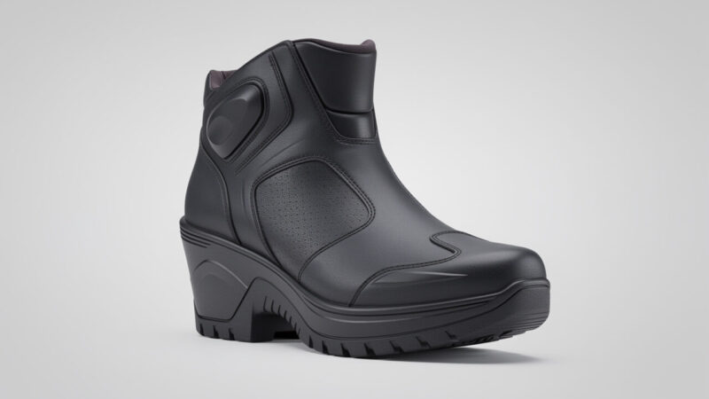 Chaussure moto femme pour gagner des cm : associer sécurité, confort et allure élancée