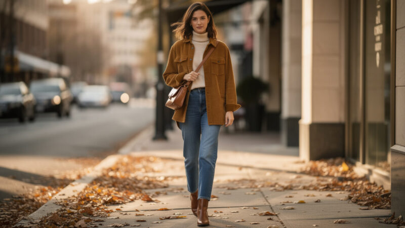 Surchemise femme velours côtelé : comment la porter en couche intermédiaire avec style