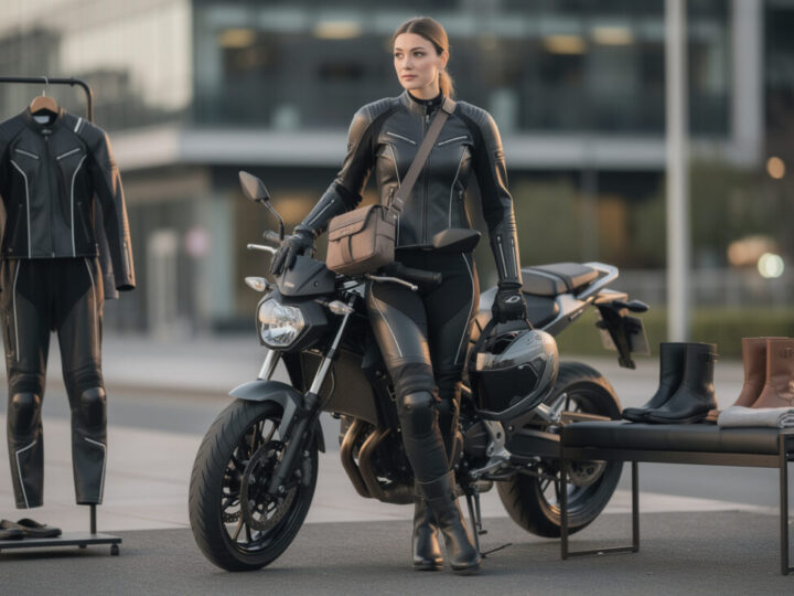Équipement moto pour femme : créer un vestiaire capsule moto & mode, entre sécurité et style
