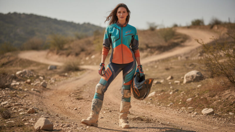 Tenue moto cross femme : s’inspirer du monde off-road pour créer des looks sportswear tendance