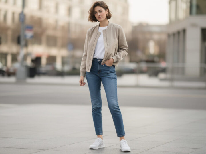 Blouson bombardier femme : le porter de façon moderne sans effet « costume »