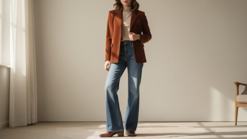 Blouson velours côtelé femme : idées de looks rétro-chic faciles à reproduire