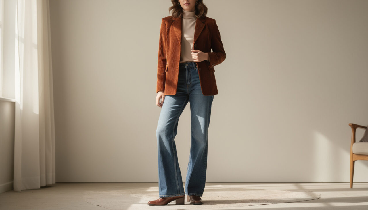 Blouson velours côtelé femme : idées de looks rétro-chic faciles à reproduire