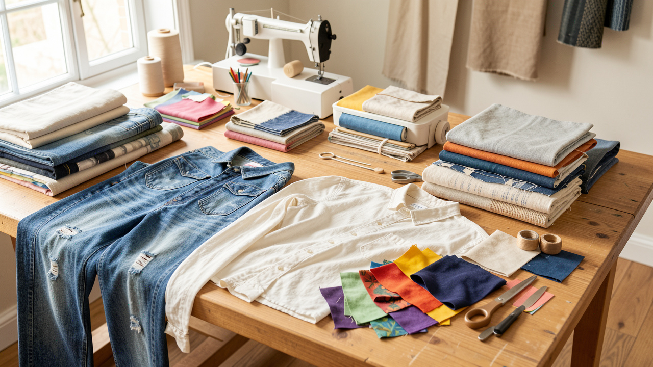 Quels vêtements choisir pour l’upcycling textile en atelier responsable ?
